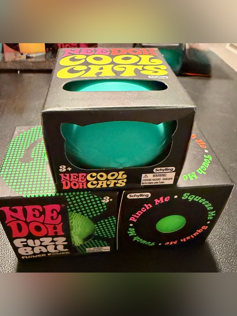 Authentic!!! Needoh GREEN/Teal Bundle of 3!